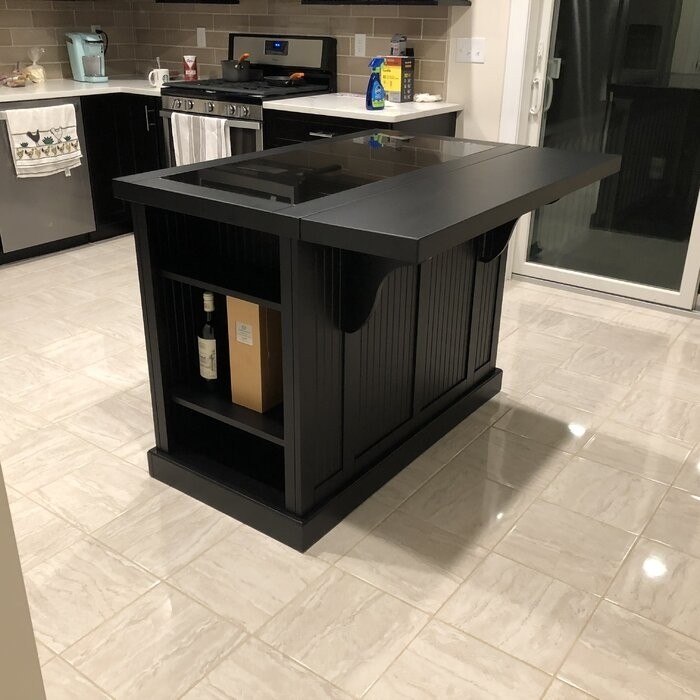 Swanscombe Kitchen Island with Granite Top