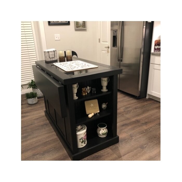 Swanscombe Kitchen Island with Granite Top