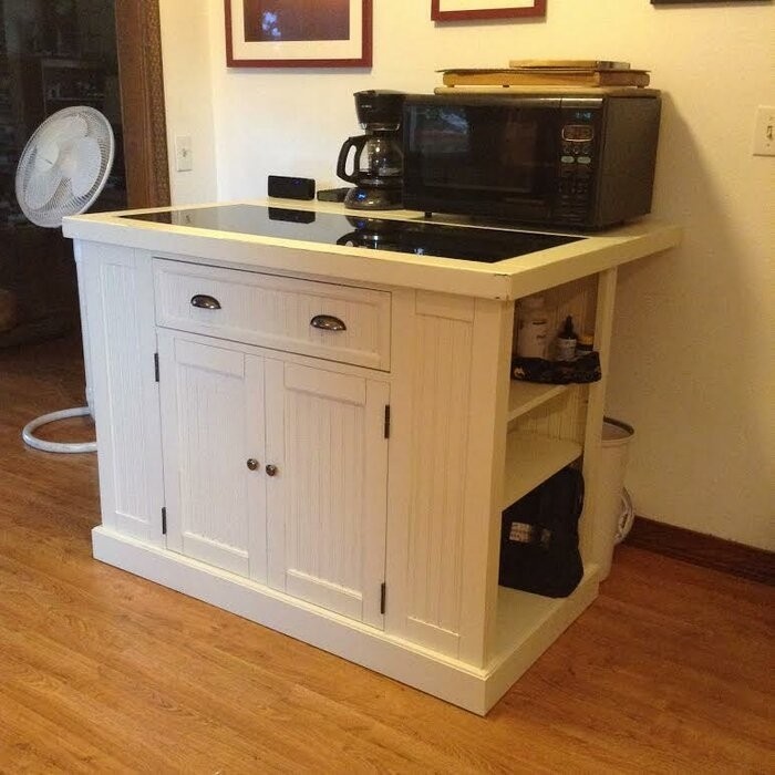 Swanscombe Kitchen Island with Granite Top