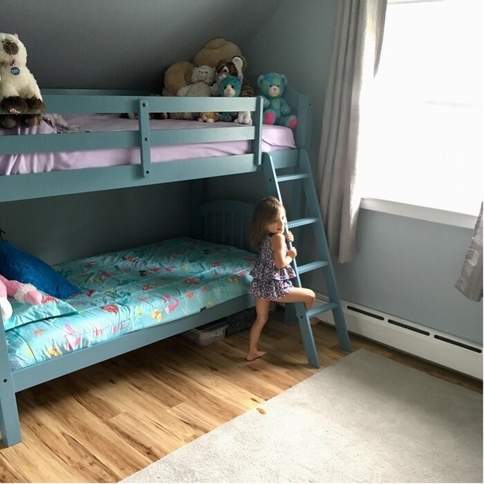 Swen Twin Over Twin Standard Bunk Bed by Harriet Bee