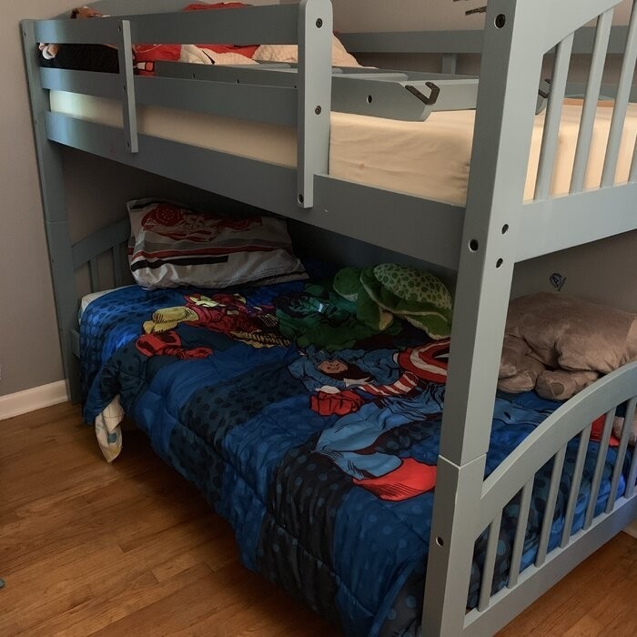 Swen Twin Over Twin Standard Bunk Bed by Harriet Bee