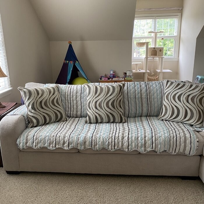 T-Cushion Sofa Slipcover