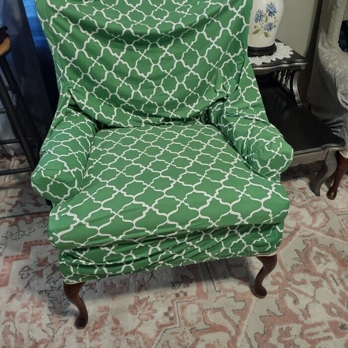 T-Cushion Wingback Slipcover