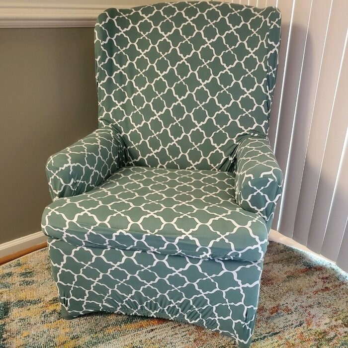 T-Cushion Wingback Slipcover