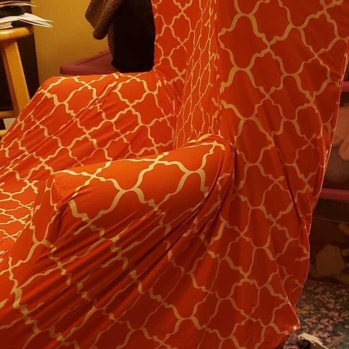 T-Cushion Wingback Slipcover