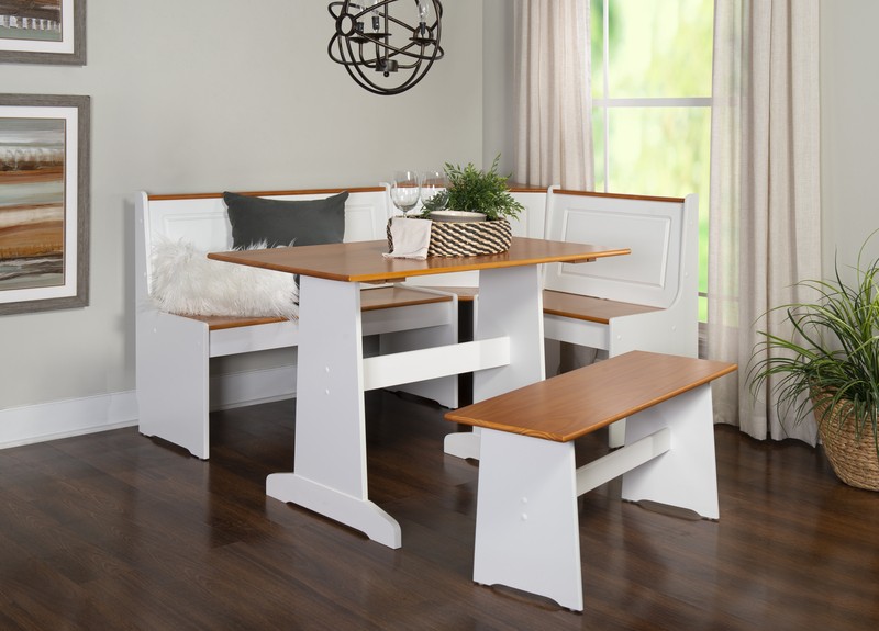 Tamins 6 - Person Breakfast Nook Dining Set