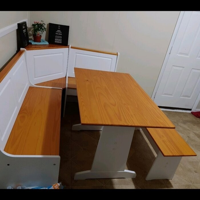 Tamins 6 - Person Breakfast Nook Dining Set
