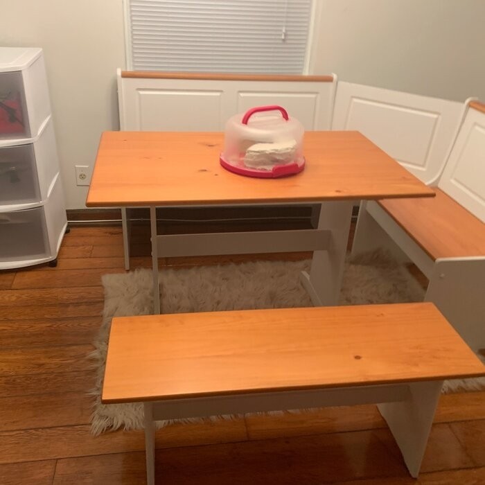 Tamins 6 - Person Breakfast Nook Dining Set