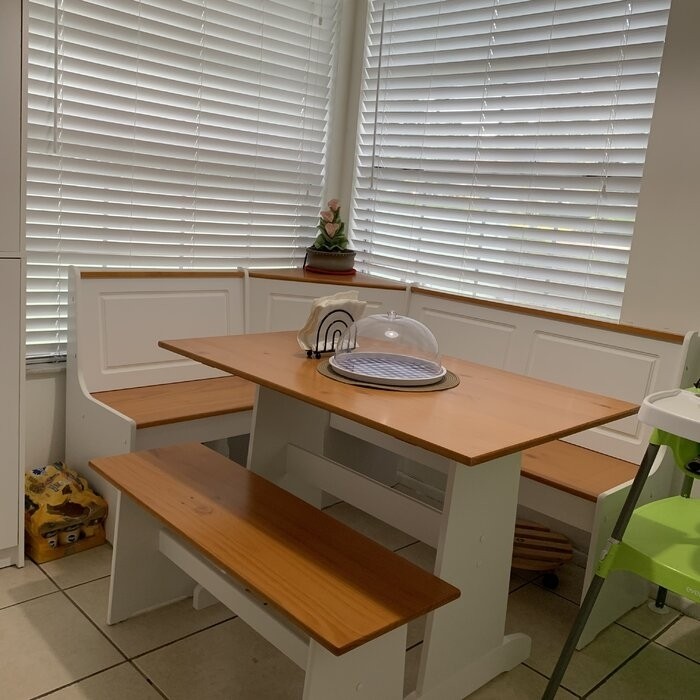 Tamins 6 - Person Breakfast Nook Dining Set