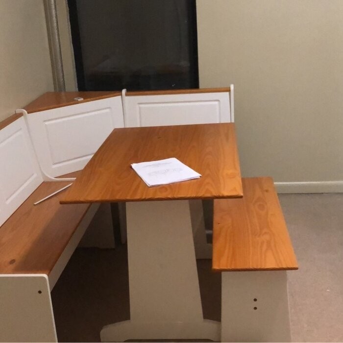 Tamins 6 - Person Breakfast Nook Dining Set