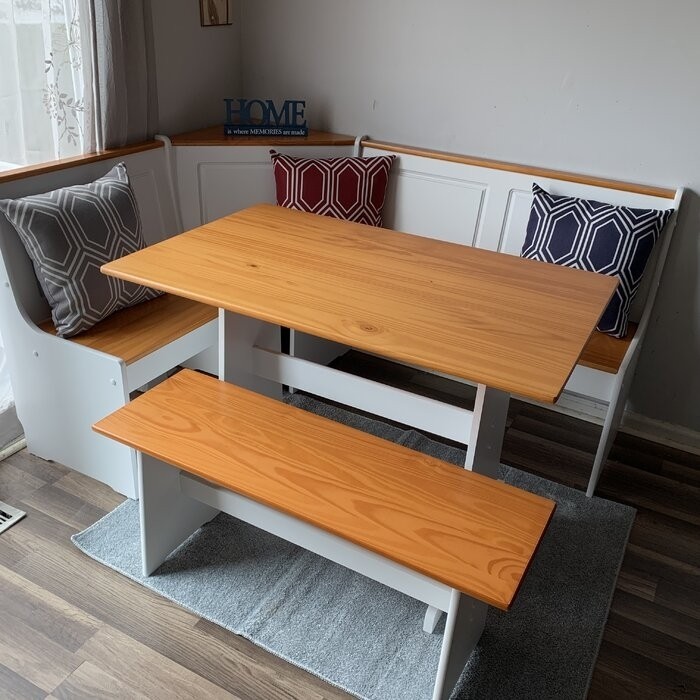 Tamins 6 - Person Breakfast Nook Dining Set