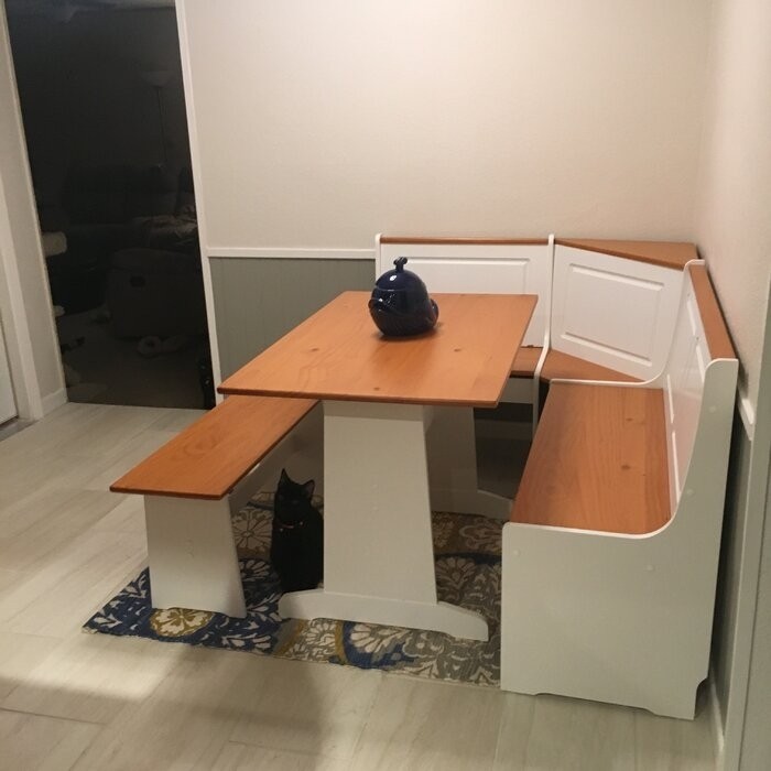 Tamins 6 - Person Breakfast Nook Dining Set