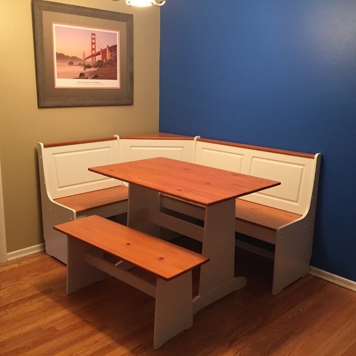 Tamins 6 - Person Breakfast Nook Dining Set
