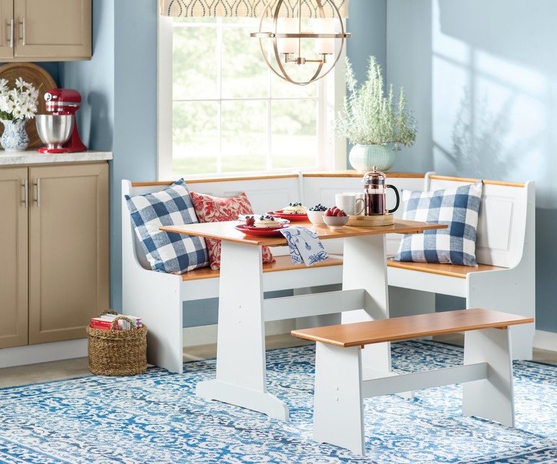 Tamins 6 - Person Breakfast Nook Dining Set