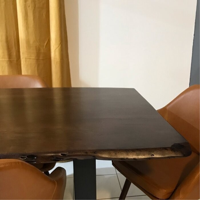Terri Arm Chair in Cappuccino Brown