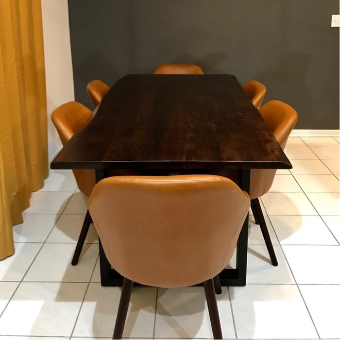 Terri Arm Chair in Cappuccino Brown