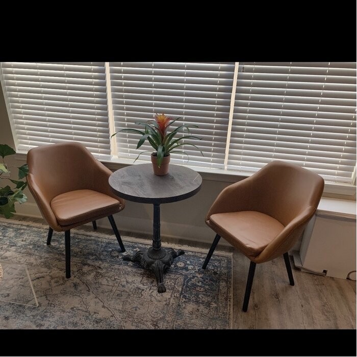Terri Arm Chair in Cappuccino Brown