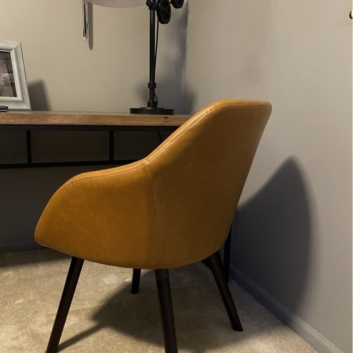 Terri Arm Chair in Cappuccino Brown