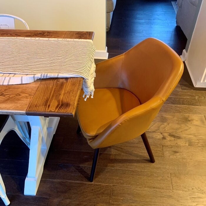 Terri Arm Chair in Cappuccino Brown
