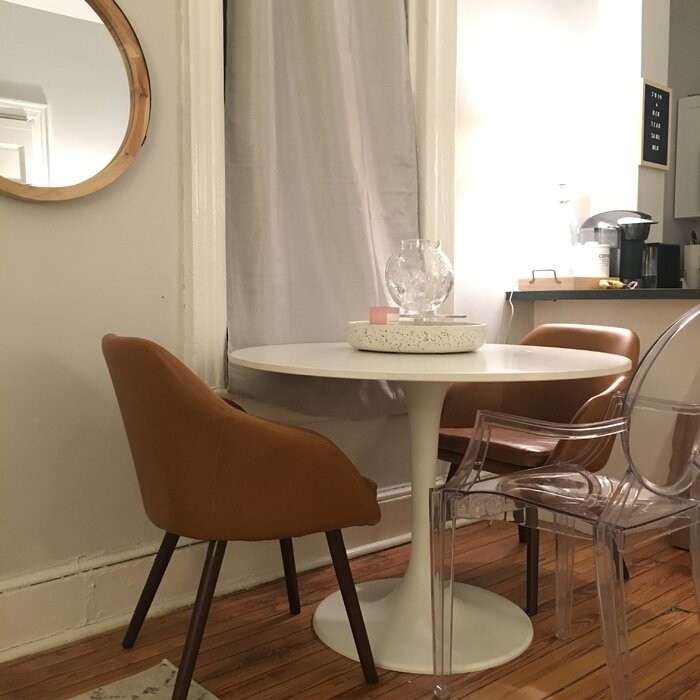 Terri Arm Chair in Cappuccino Brown