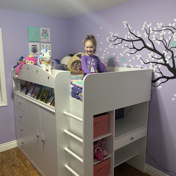 Tiara loft bed with desk hotsell