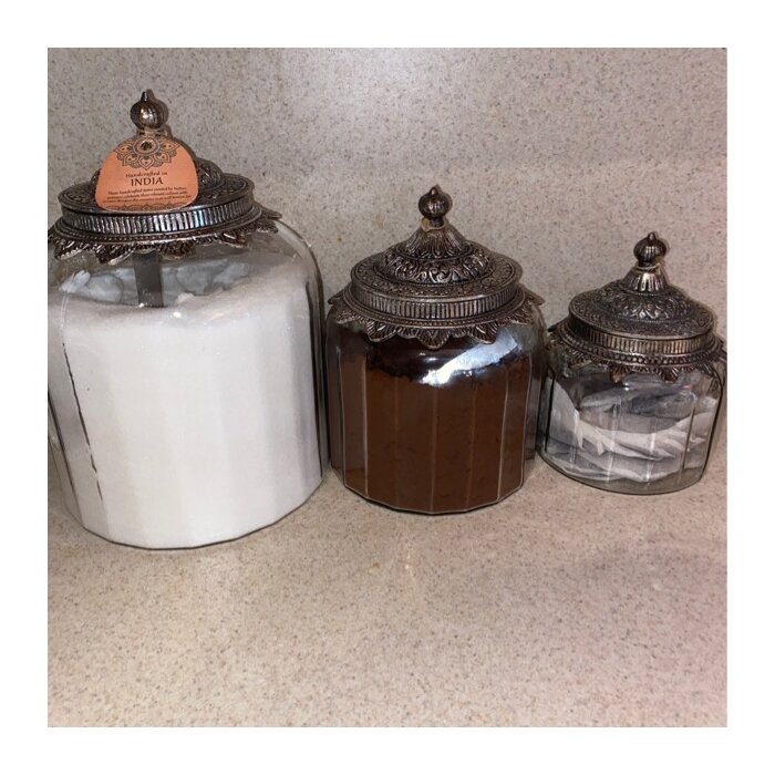 Traditional 3 Piece Storage Jar Set