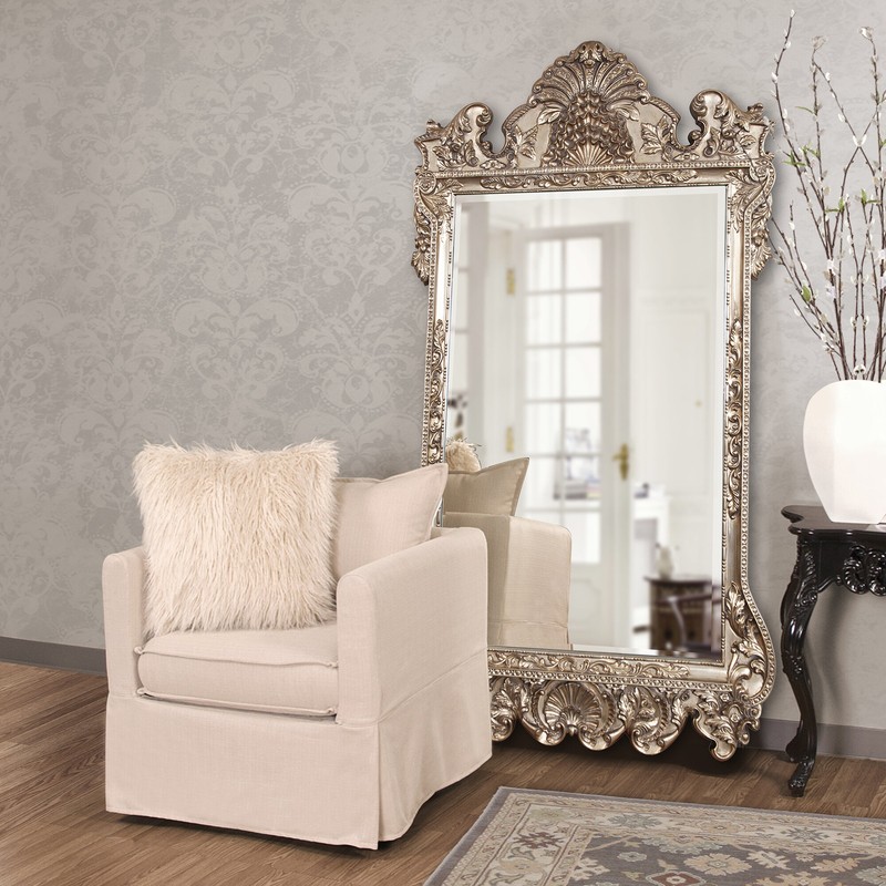 Traditional Beveled Full Length Mirror