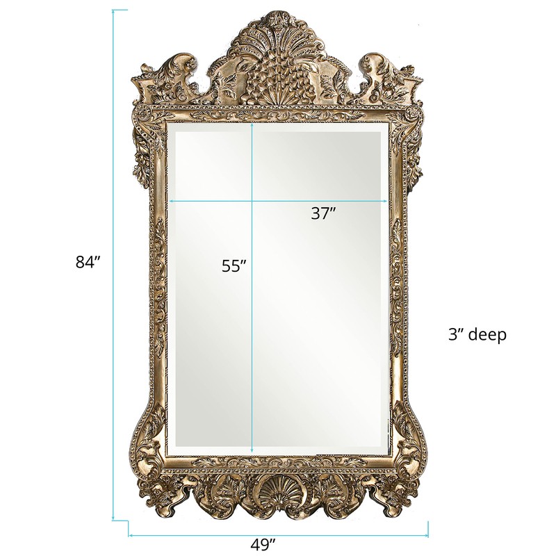 Traditional Beveled Full Length Mirror