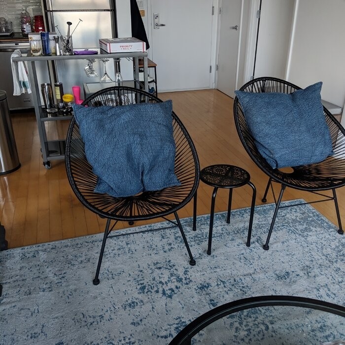 Travers 27.56'' Wide Papasan Chair