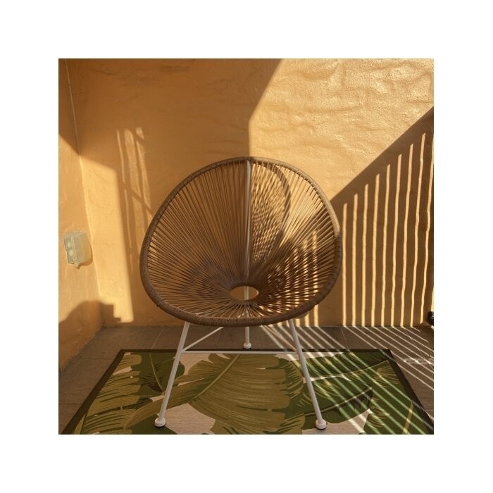 Travers 27.56'' Wide Papasan Chair