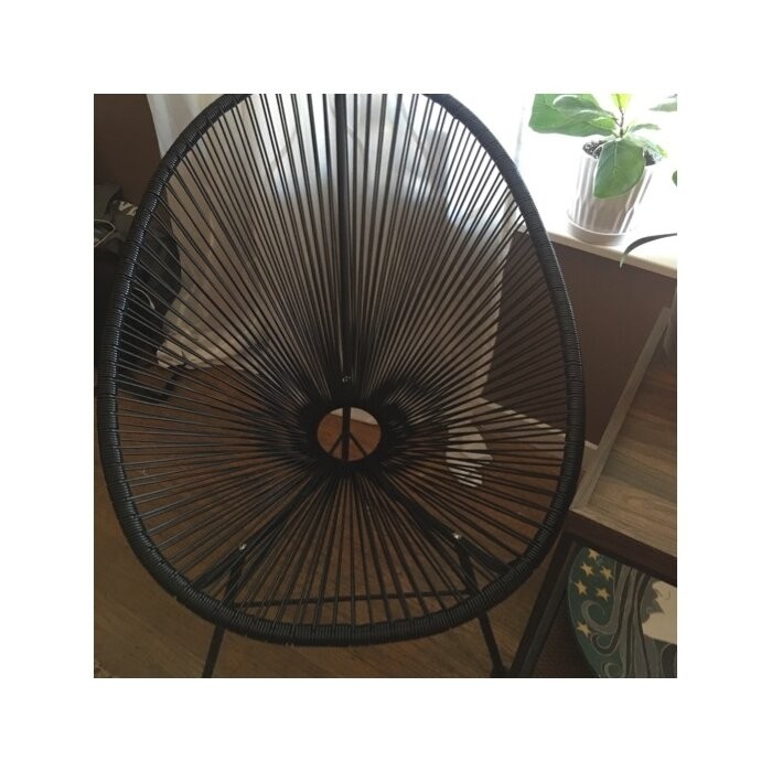 Travers 27.56'' Wide Papasan Chair