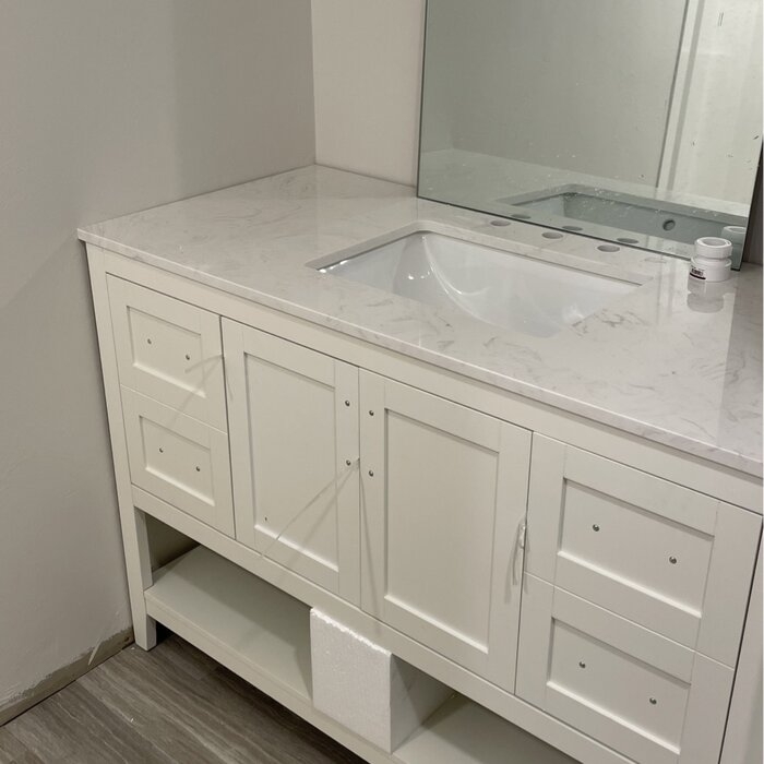 Trieste 48" W x 22" D x 34" H Single Bathroom Vanity Set