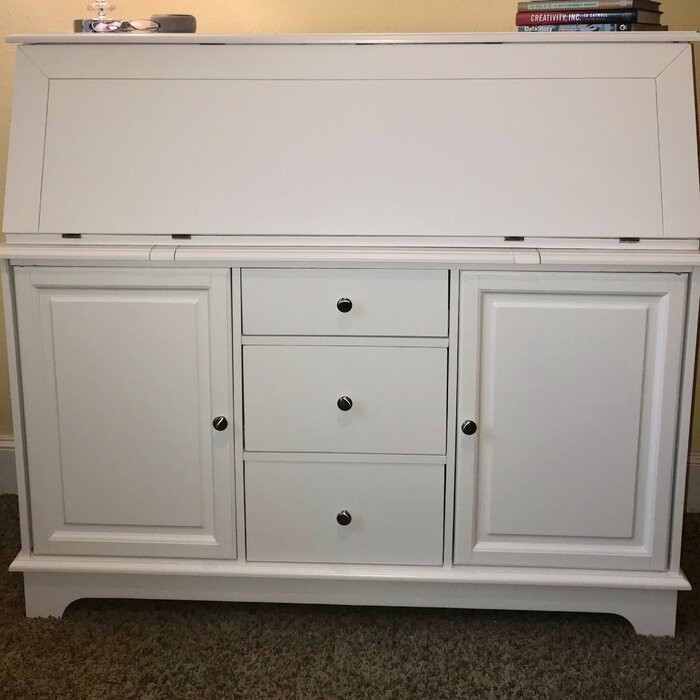 Trumble Secretary Desk with Hutch