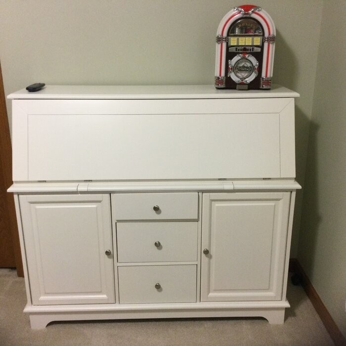 Trumble Secretary Desk with Hutch