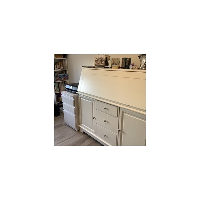 Trumble Secretary Desk with Hutch