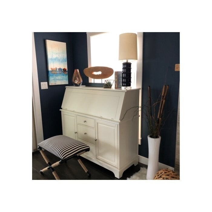 Trumble Secretary Desk with Hutch