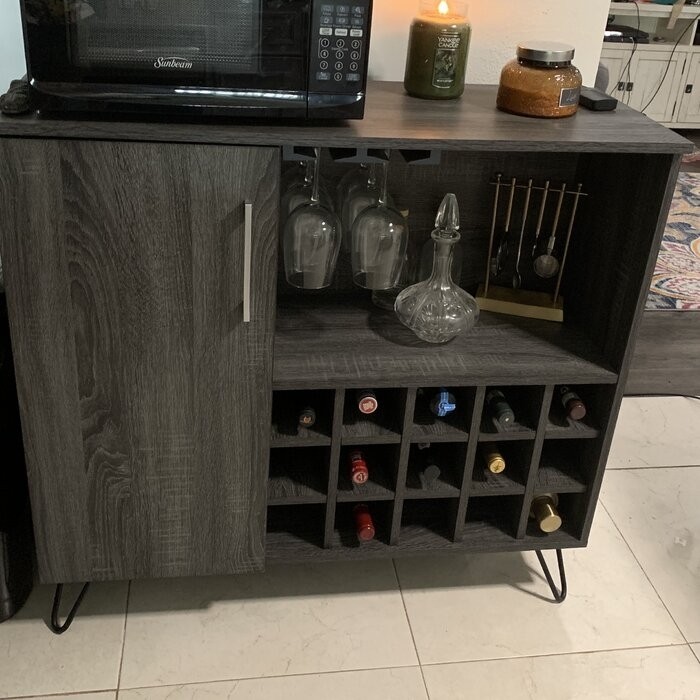 Turnbridge Mid Century Wine and Bar Cabinet