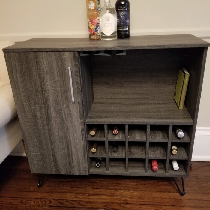 Turnbridge Mid Century Wine and Bar Cabinet