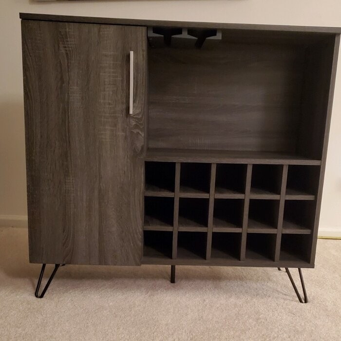 Turnbridge Mid Century Wine and Bar Cabinet