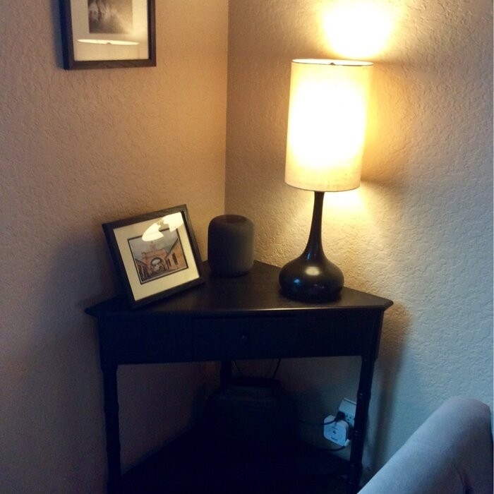 Twerton 28'' Tall Solid Wood 3 Legs End Table with Storage