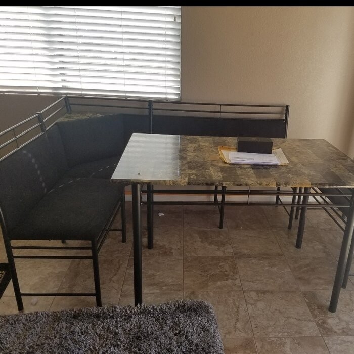Tyrell 4 - Person Breakfast Nook Dining Set