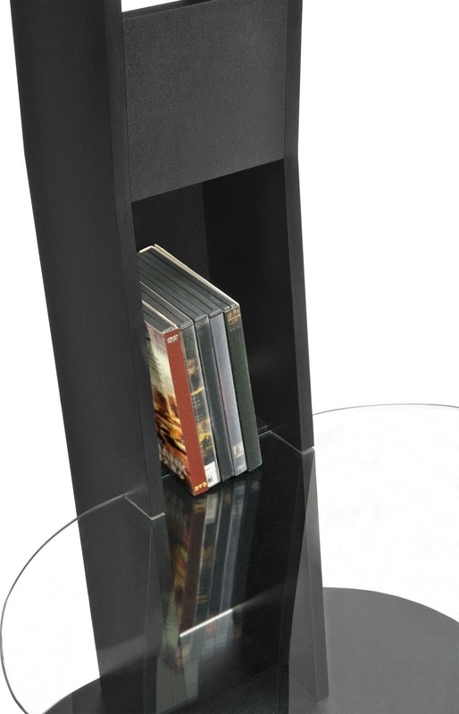Umbria Ebern Designs Floor Stand Mount for Screens with Shelving, Holds up to 70 Lb. lbs