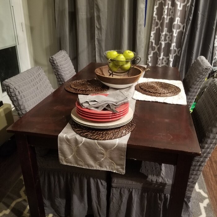 Universal Box Cushion Dinning Chair Slipcover