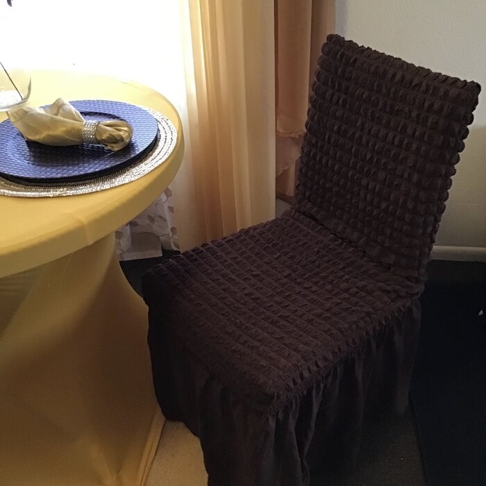 Universal Box Cushion Dinning Chair Slipcover