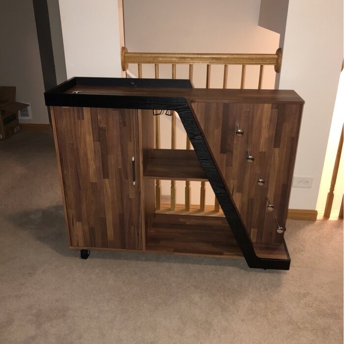 Vilen Mobile Bar with Wine Storage