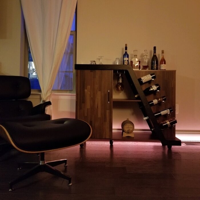 Vilen Mobile Bar with Wine Storage