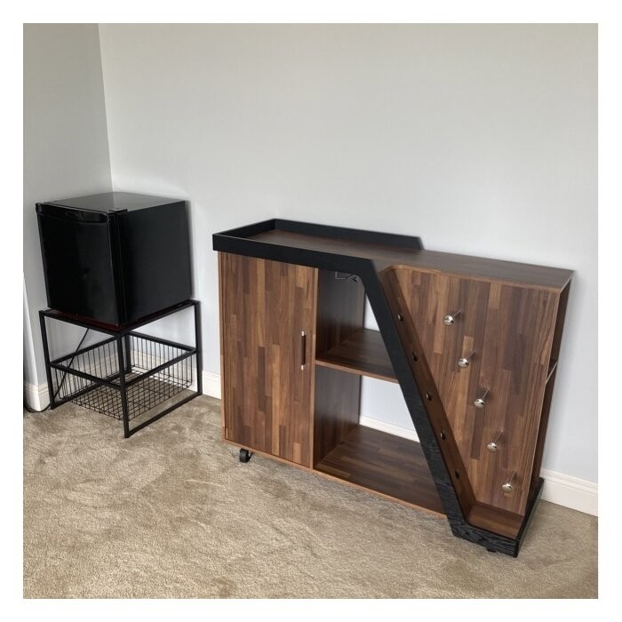 Vilen Mobile Bar with Wine Storage