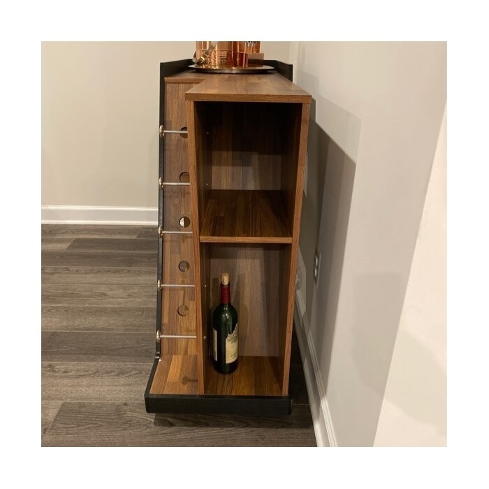 Vilen Mobile Bar with Wine Storage
