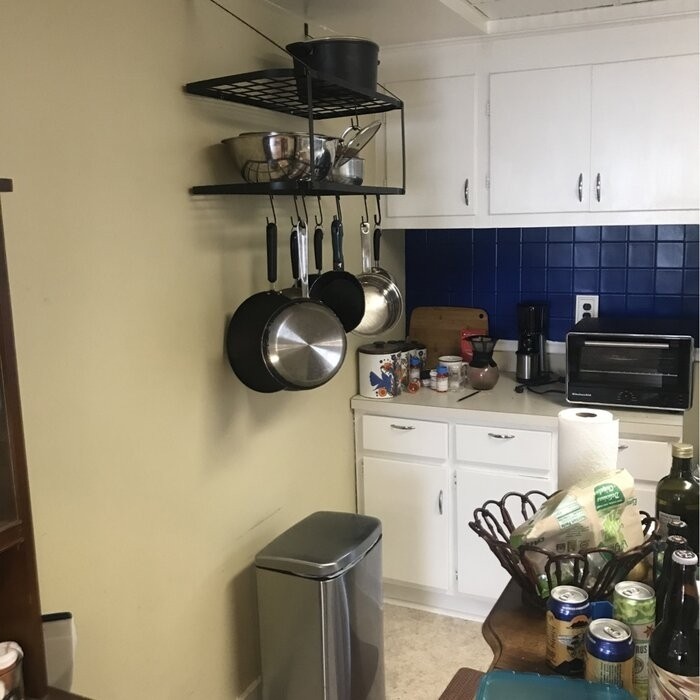 Wall Mounted Pot Rack