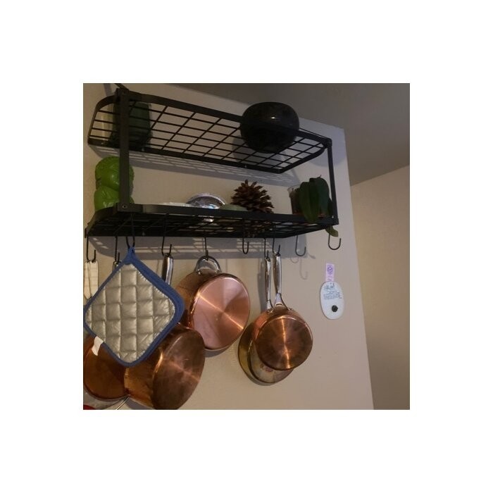 Wall Mounted Pot Rack
